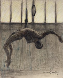 Gymnaste aux anneaux, 1911